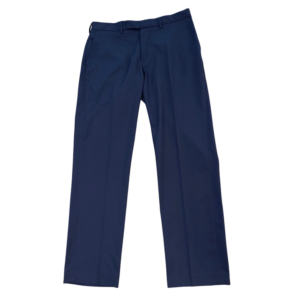 Polo Golf Ralph Lauren Mens Navy Blue Performance Dress Pants Trousers 34x32